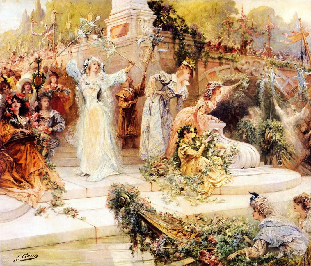 La Feten by Georges Clairin