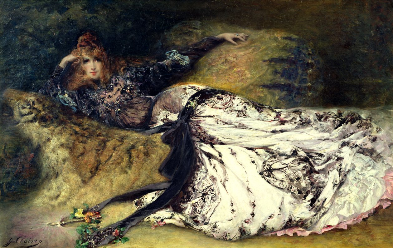 Sarah Bernhardt (1844-1923) 1871 by Georges Clairin