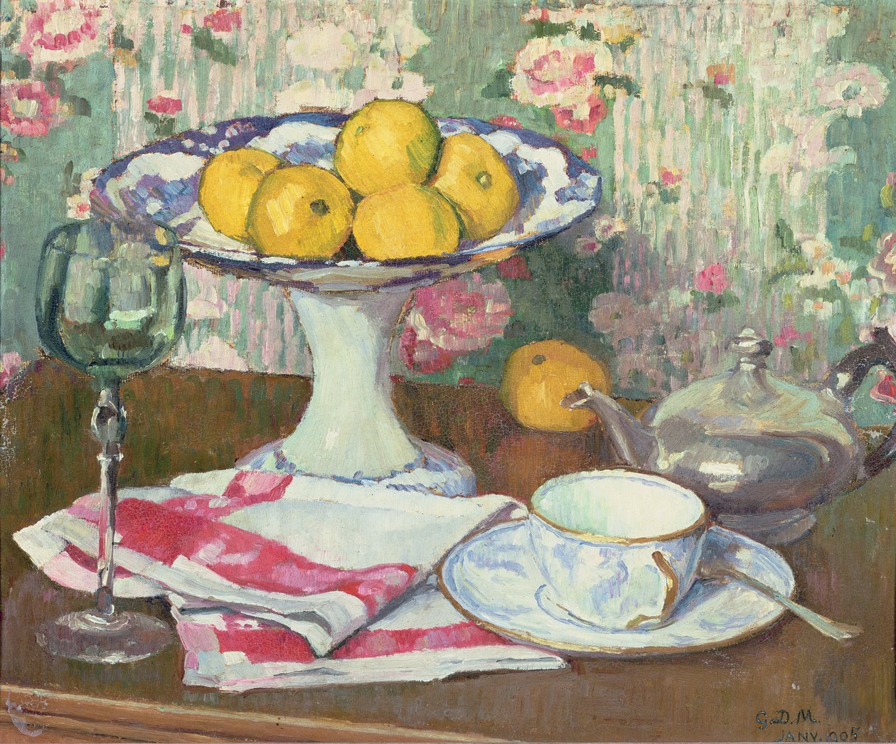 Meyve Tabağı ile Natürmort, 1905 by George Daniel de Monfreid
