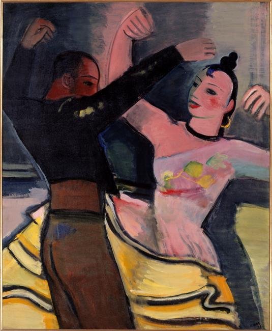 Flamenko dansçıları by Georges Karpeles