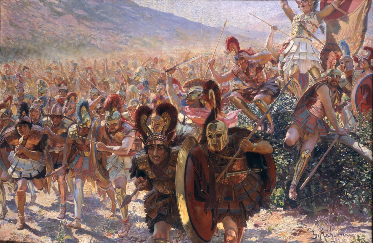 Eski Savaşçılar by Georges Marie Rochegrosse