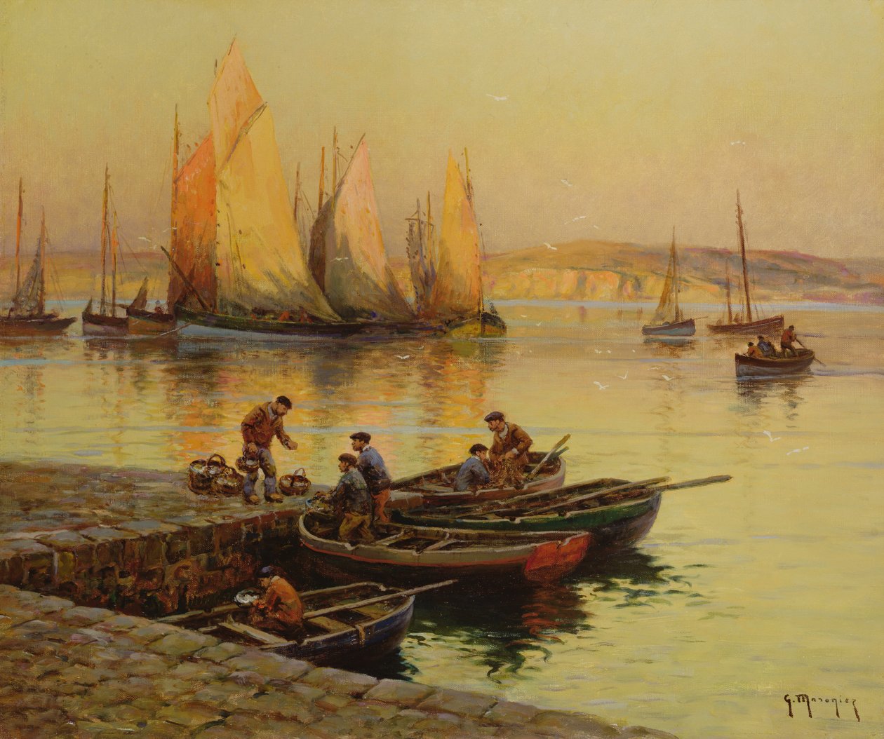 Gün batımı by Georges Philibert Charles Maroniez