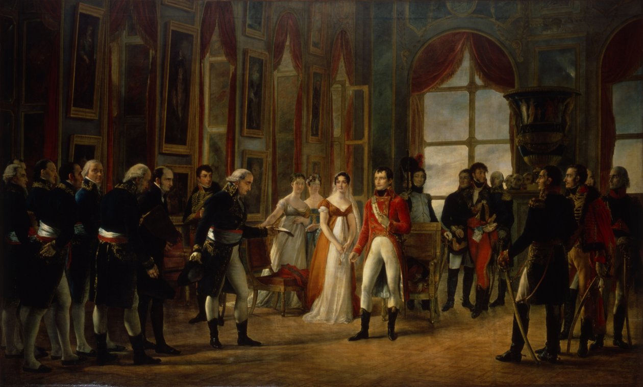 Napolyon senatörleri kabul ediyor ve kendini imparator ilan ediyor, 18 Mayıs 1804 by Georges Rouget