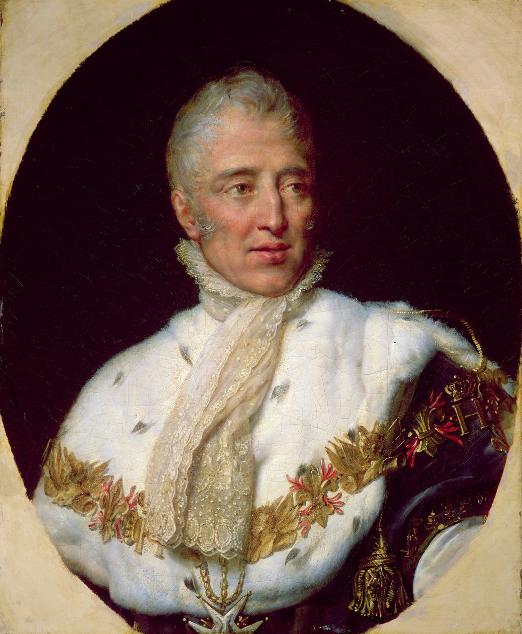 Charles X (1757-1836) Fransa Kralı Portresi by Georges Rouget