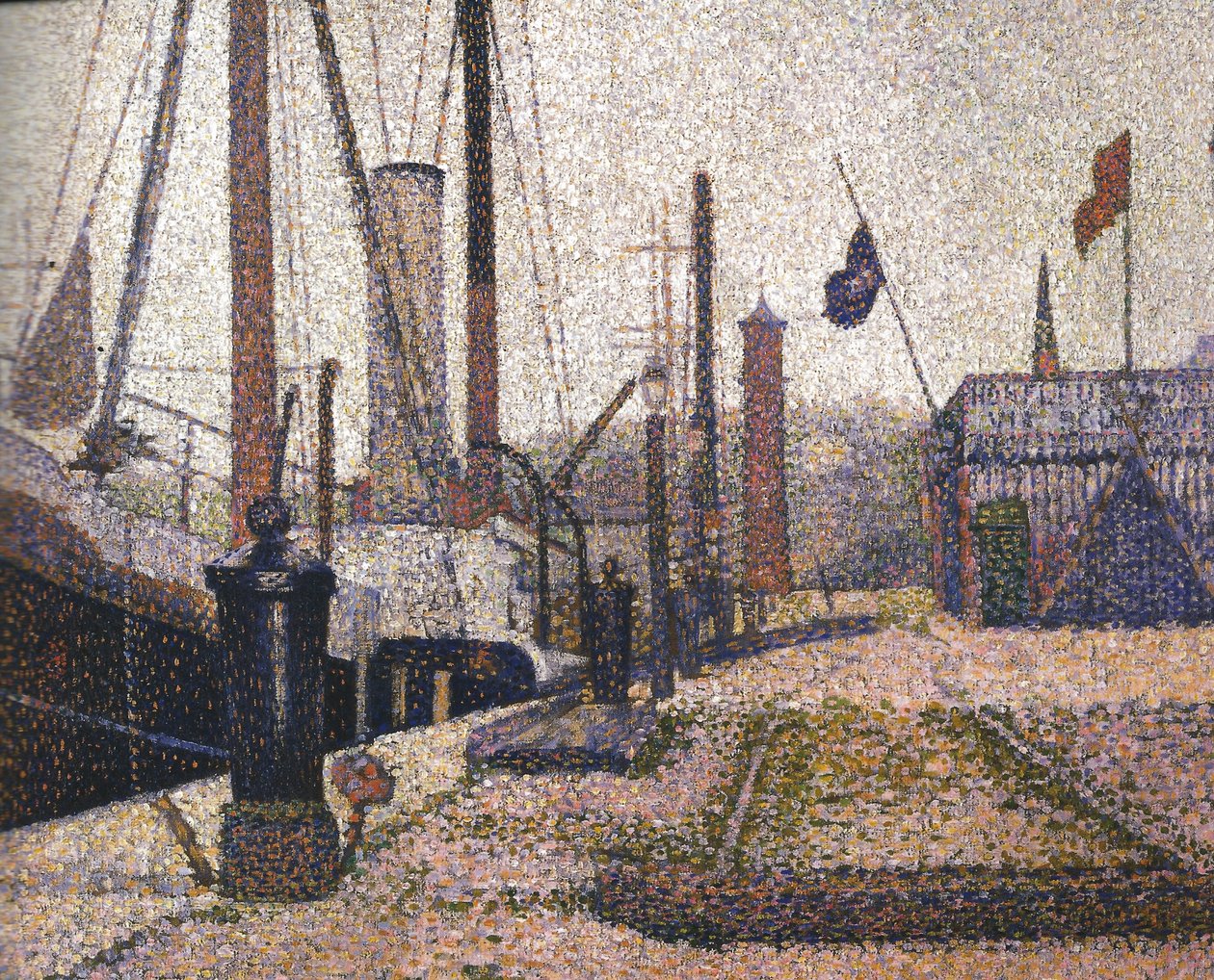 Honfleur limanı by Georges Seurat