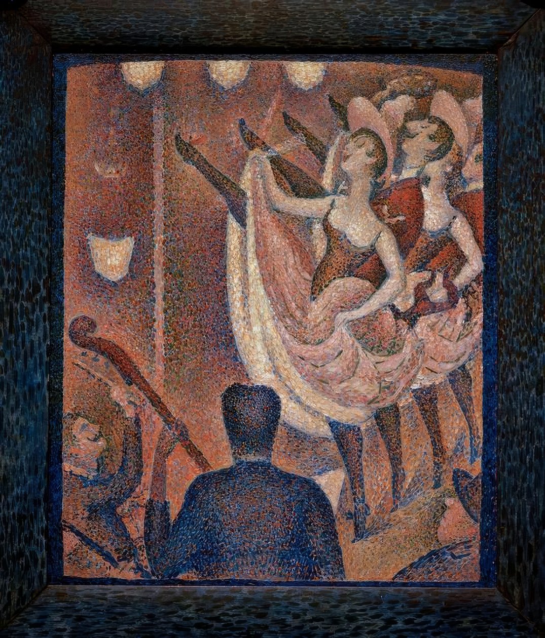 Le Chahut için çalışma by Georges Seurat