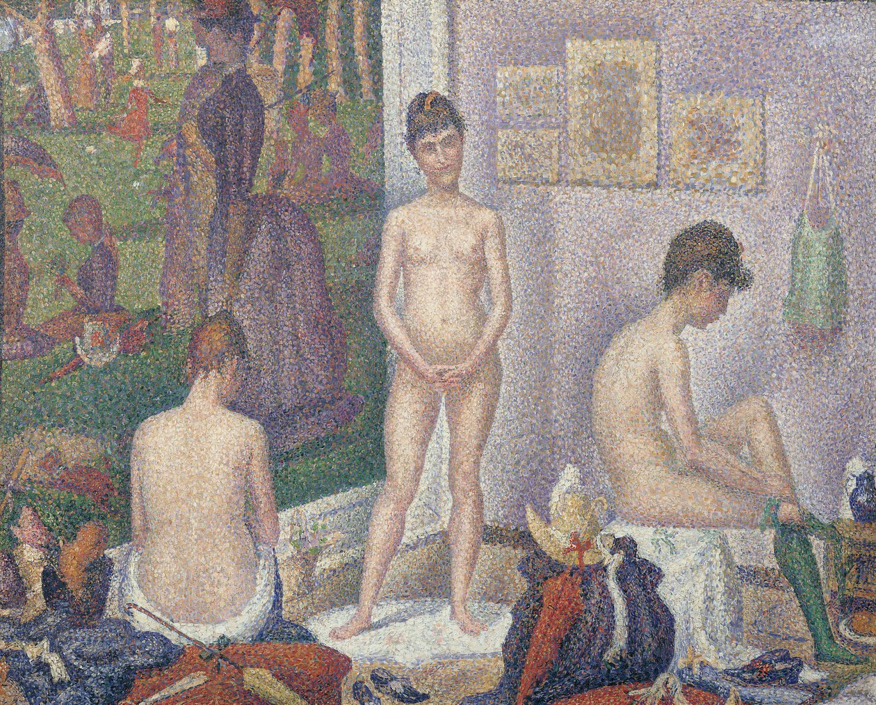 Modeller, 1888 by Georges Seurat