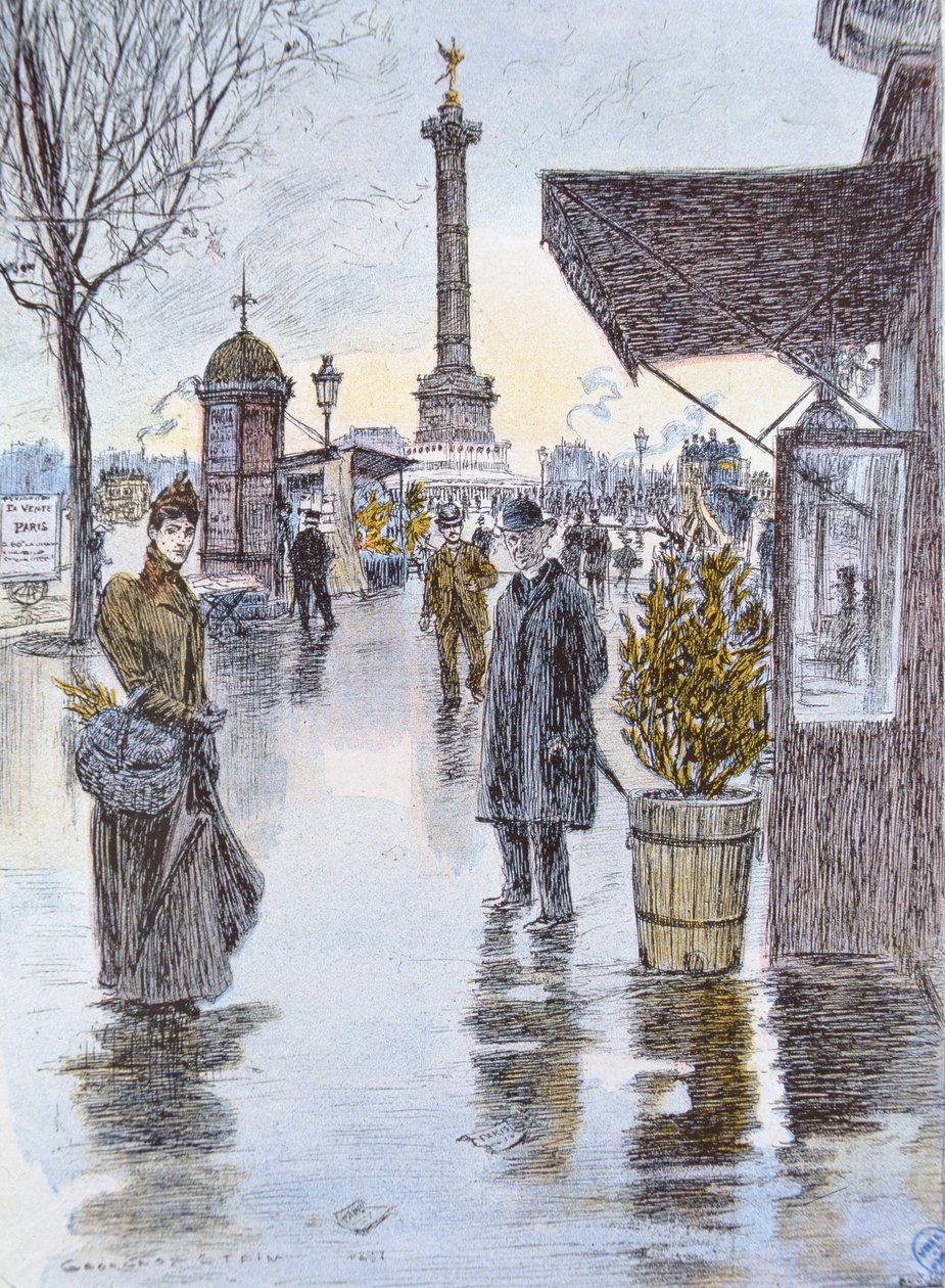 Place de la Bastille, Paris by Georges Stein