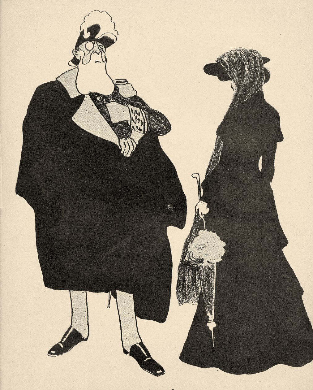 Leopold II ve kızı 1904. by Georges d 1878 1937 Ostoya