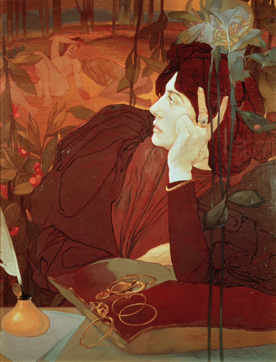 Kötülüğün Sesi by Georges de Feure