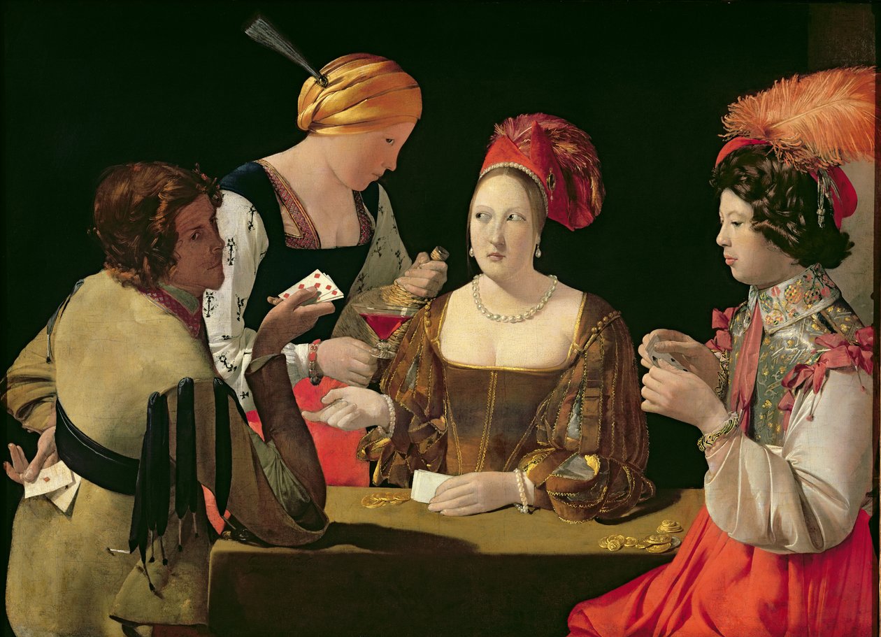 Elmas Ası ile Hile, c.1635-40 by Georges de La Tour