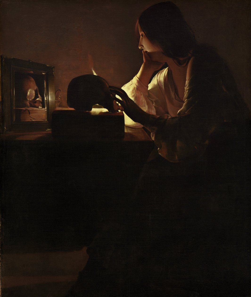 Pişman Magdalen by Georges de La Tour