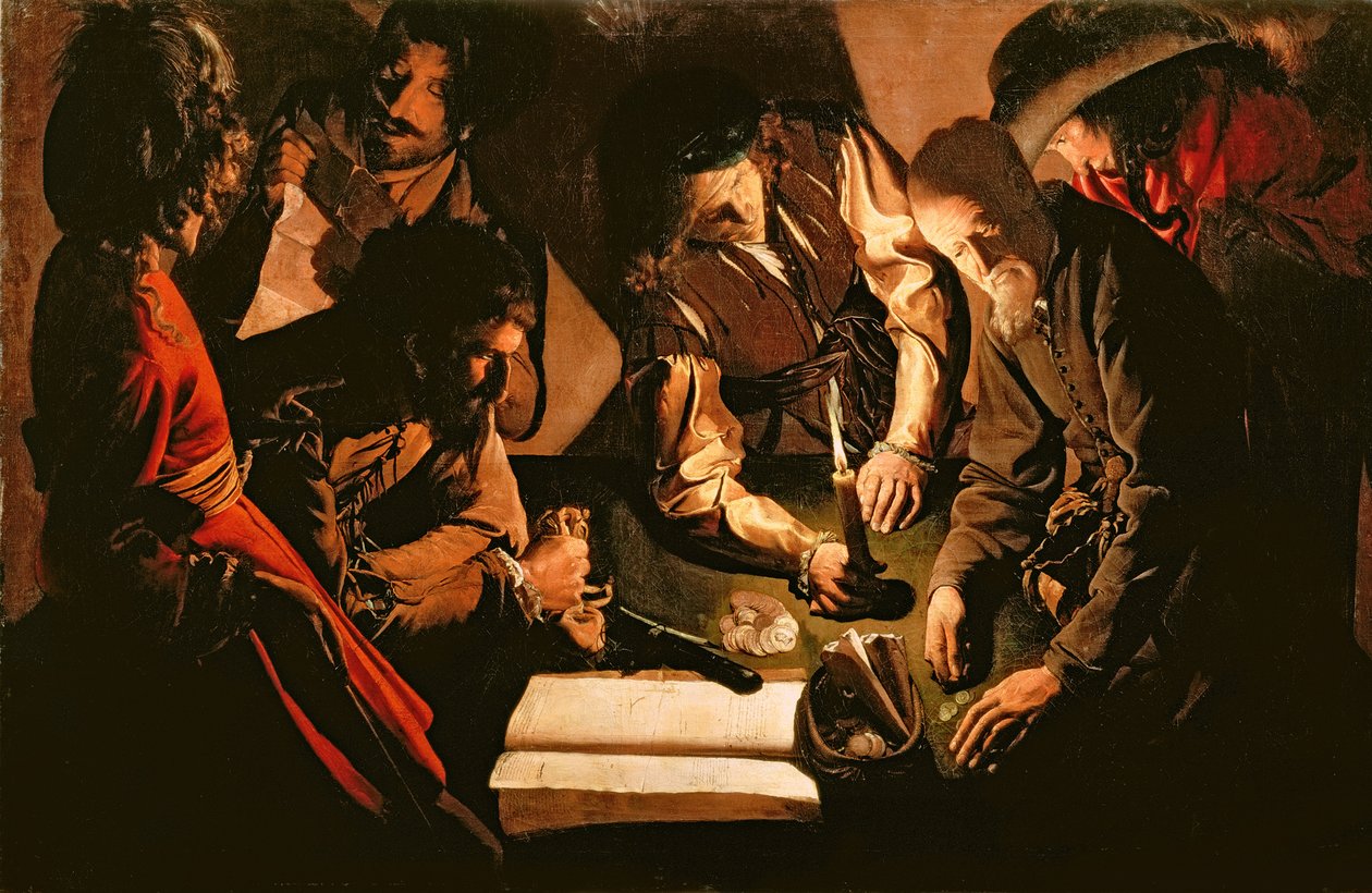 Vergilerin Ödemesi, c.1620 by Georges de La Tour