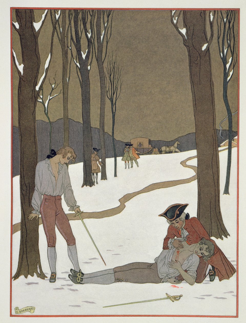 Valmont ve Danceny arasındaki Düello, 1920