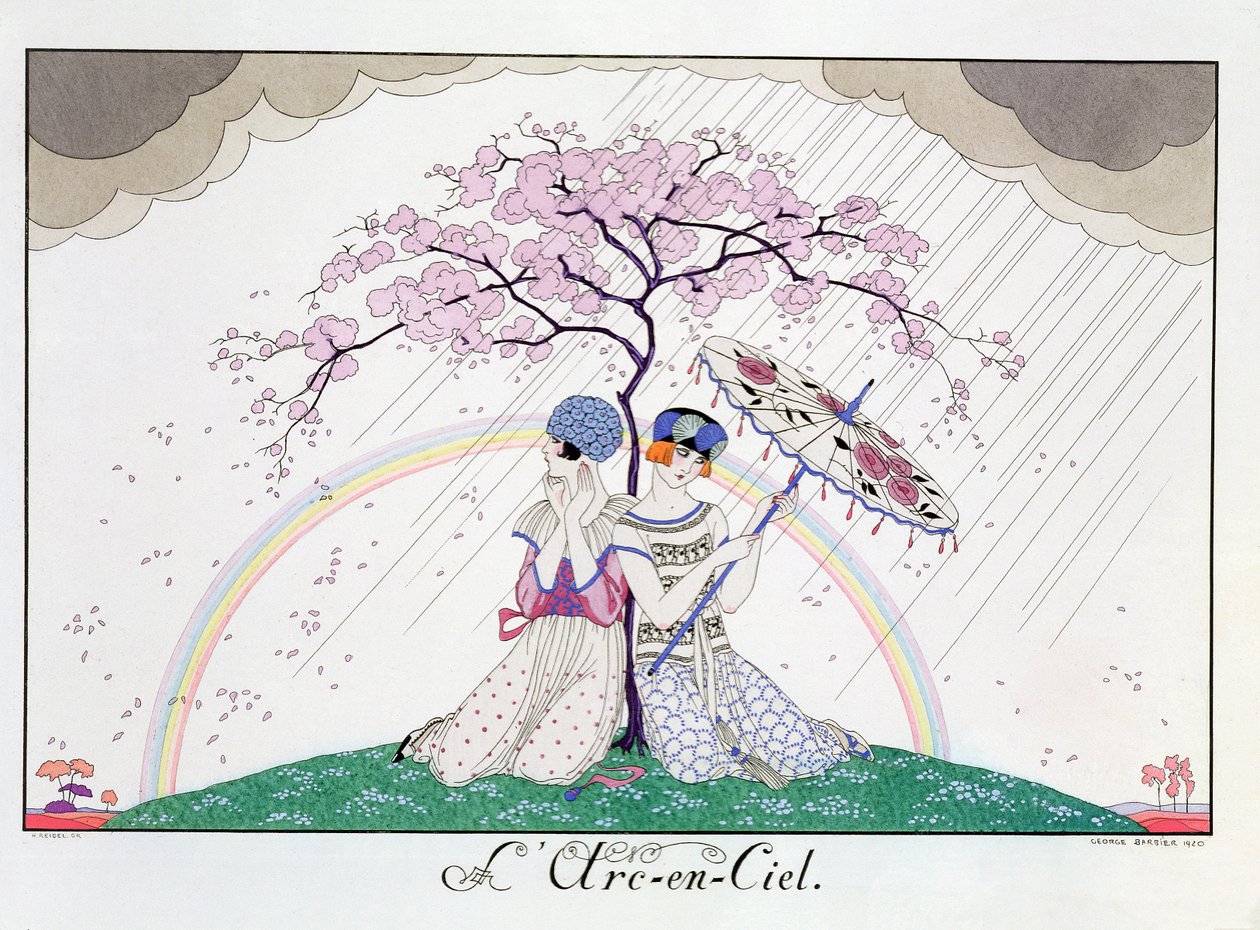 Gökkuşağı, Henri Reidel tarafından kazınmış by Georges (after) Barbier