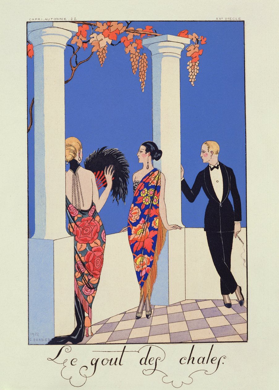 Şalların Tadı by Georges (after) Barbier