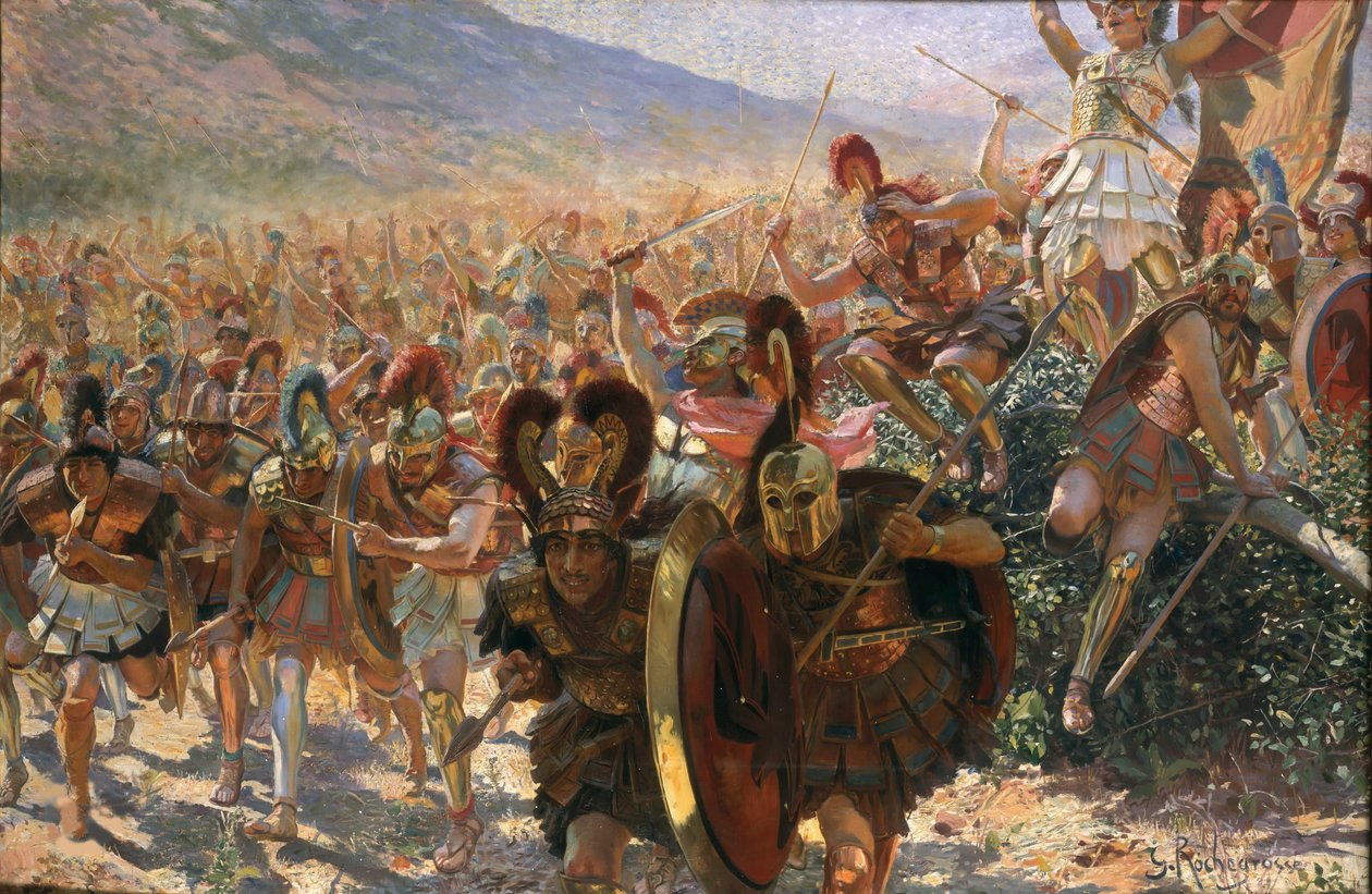 Maraton Kahramanları, 1911. by Georges Antoine Rochegrosse