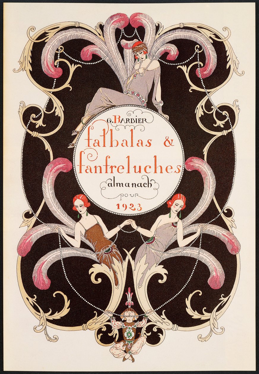 Falbalas et Franfreluches, moda almanak by Georges Barbier