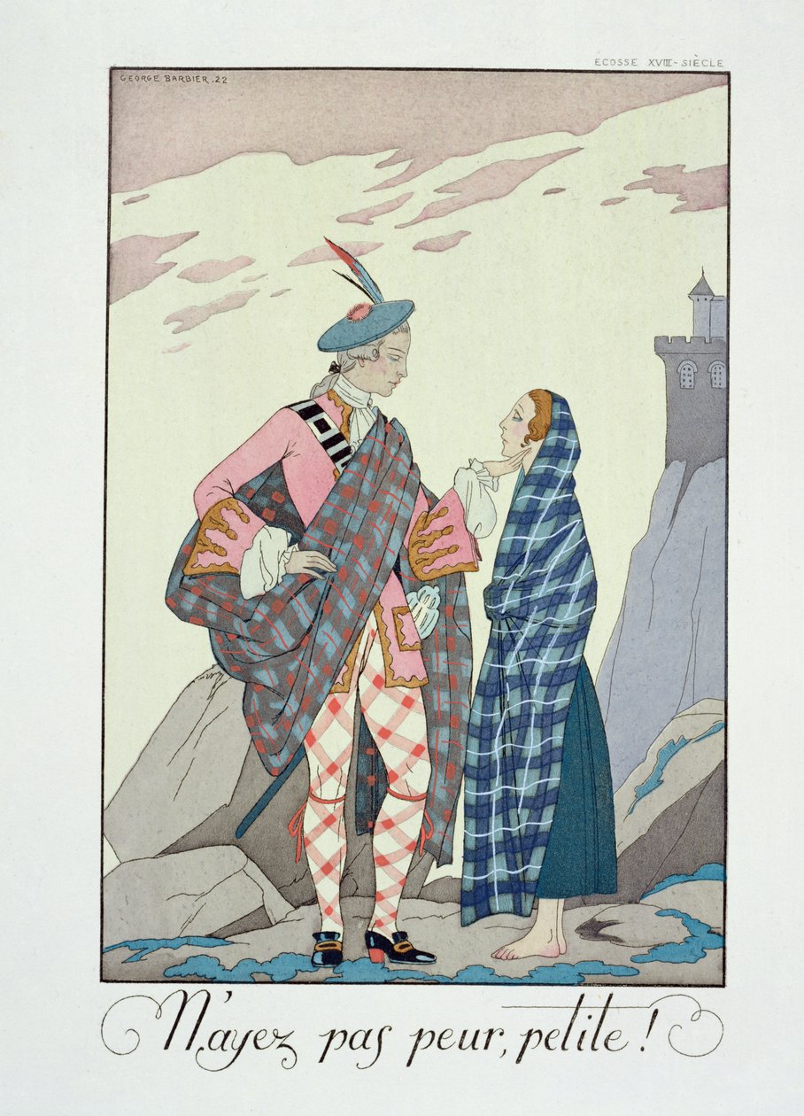 Korkma küçüğüm! 1922 (pochoir baskı) by Georges Barbier
