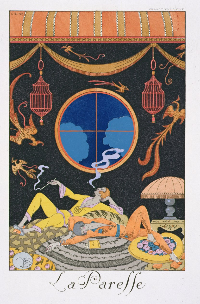 tembellik by Georges Barbier