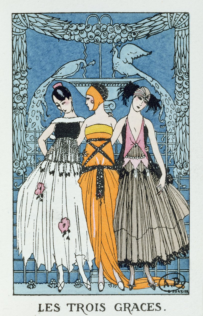 Üç Güzeller by Georges Barbier