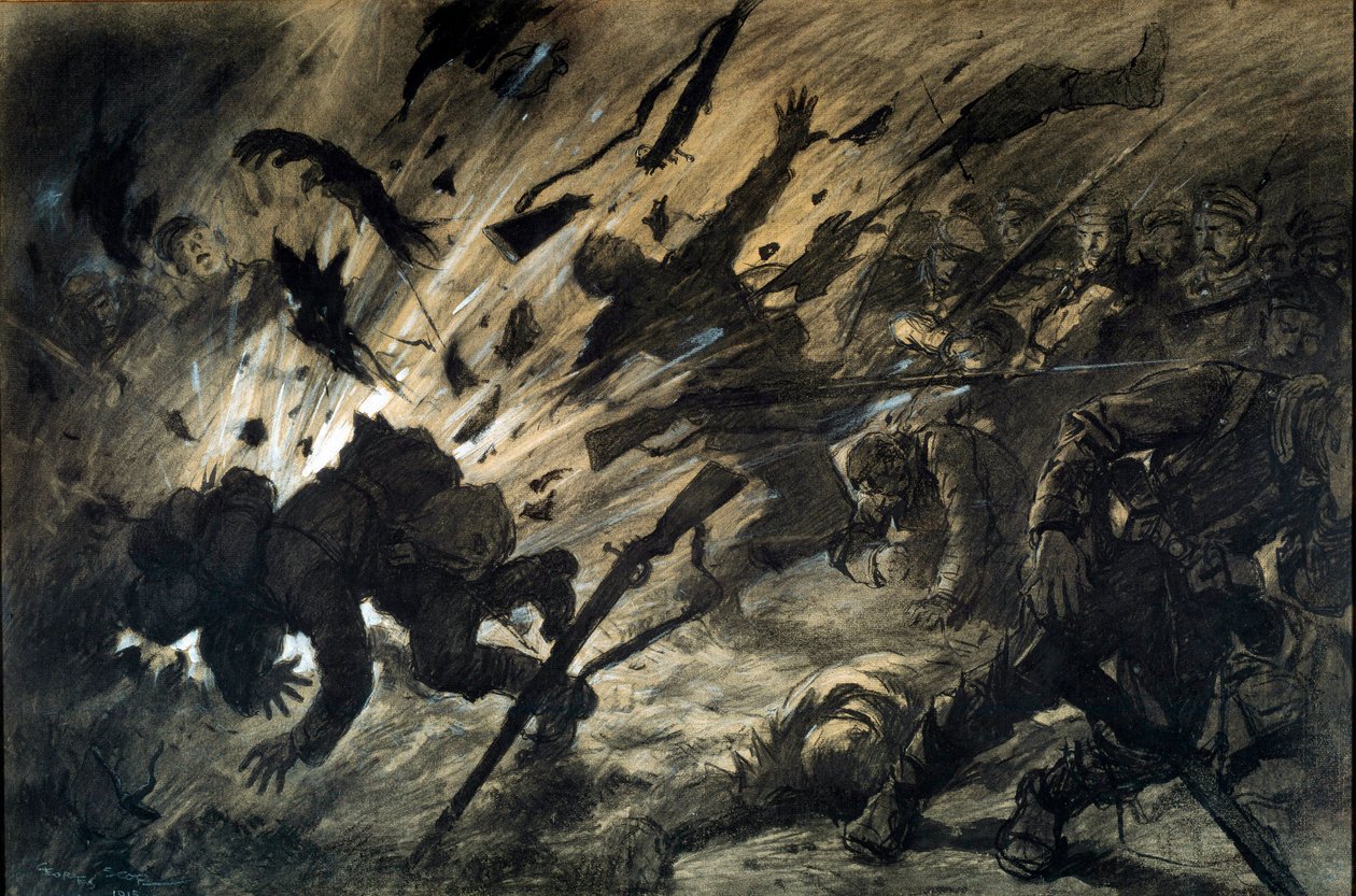 Gece kabuğunun etkisi, Nisan 1915 Georges Scott