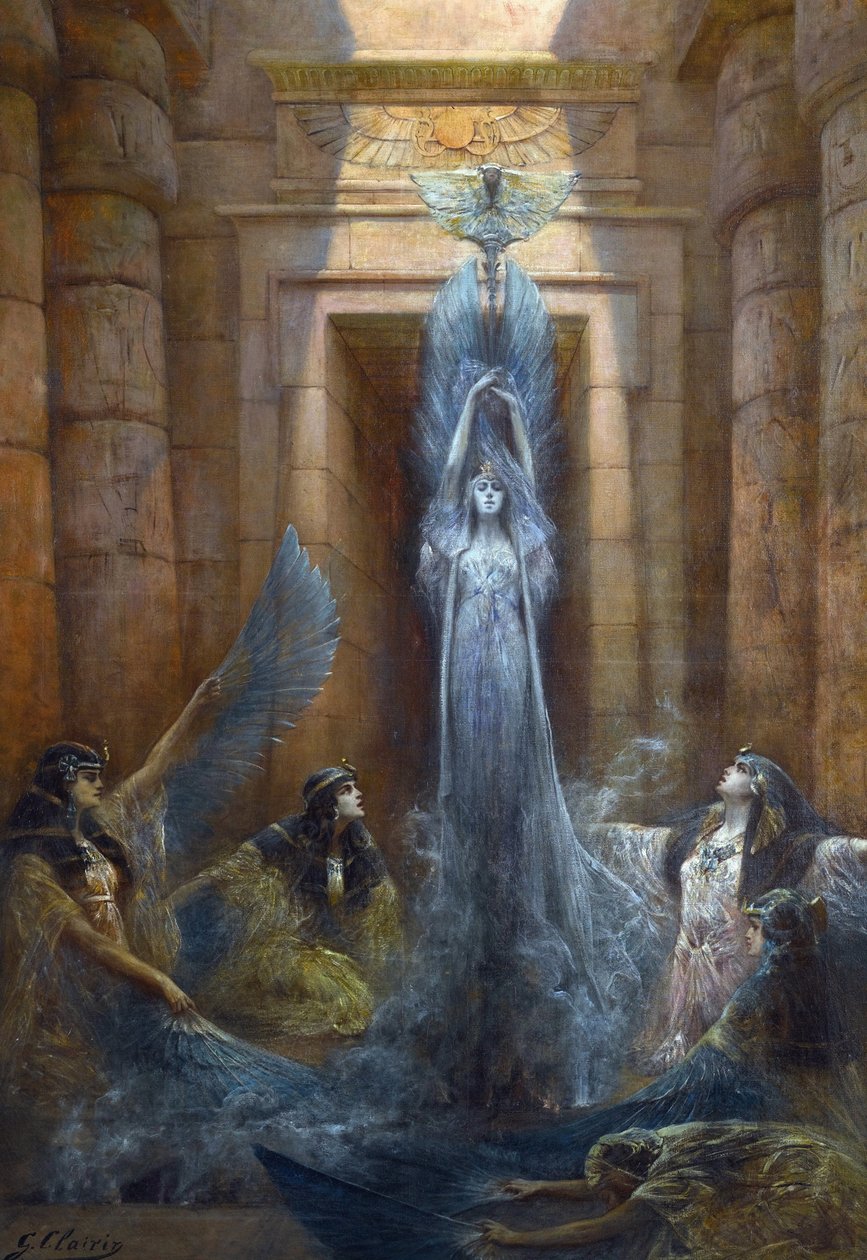 Neith (veya Neith) - Tanrıça Neith p- Georges Clairin