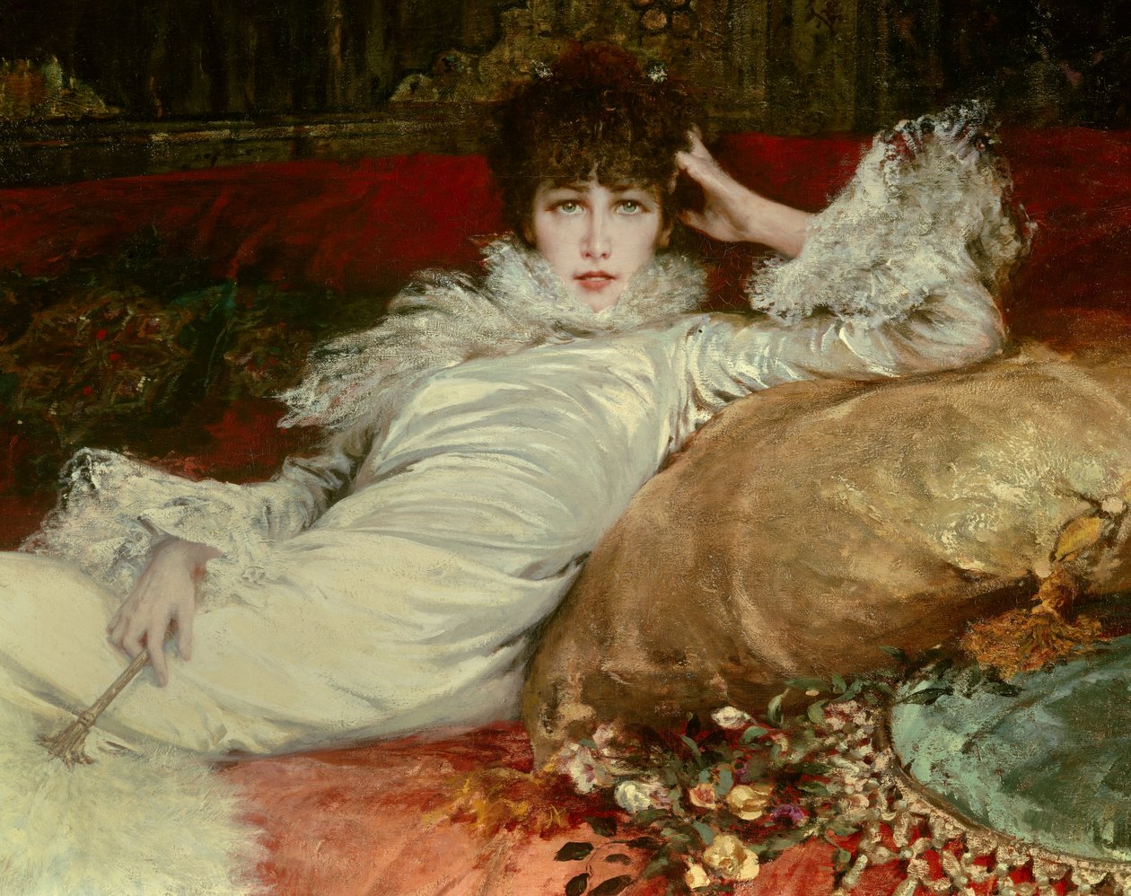 Sarah Bernhardt (1844-1923) adlı komedyen Sarah-Henriette Bernard