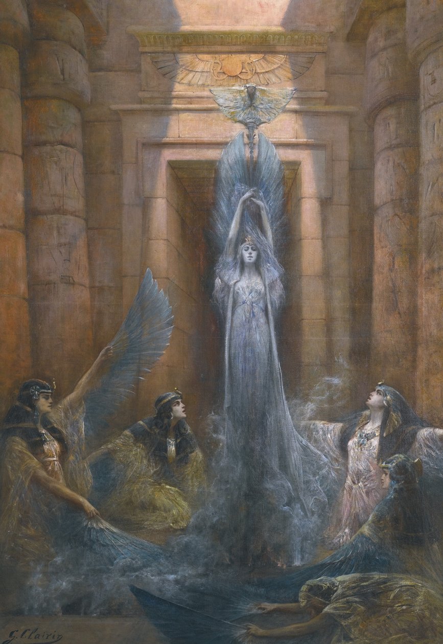 Tanrıça Neith by Georges Clairin