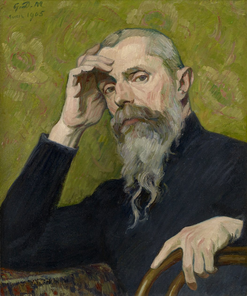 Otoportre, 1905 (kağıt üzerine yağlı boya, tuval üzerine serilmiş) by George Daniel de Monfreid