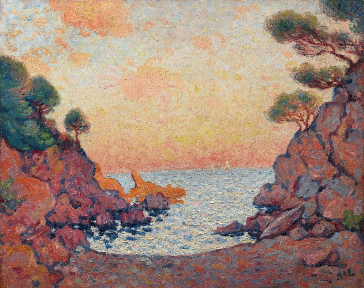 Le Lavandou Körfezi, 1899. by Georges Espagnat de