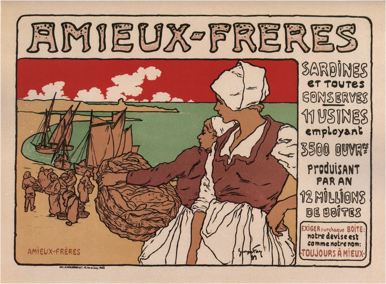 Dost Kardeşler Posteri, 1899 by Georges Fay