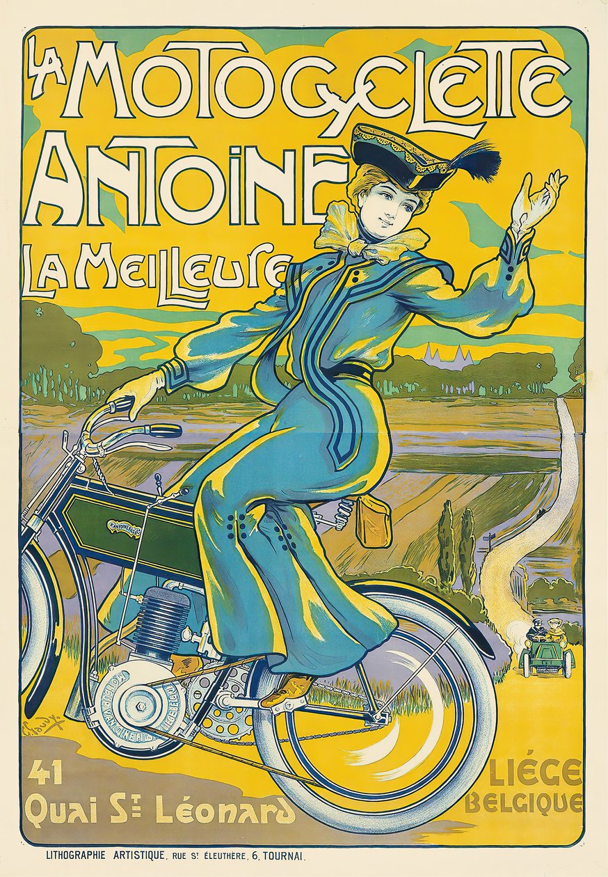 Antoine Motosikleti. by Georges Gaudy
