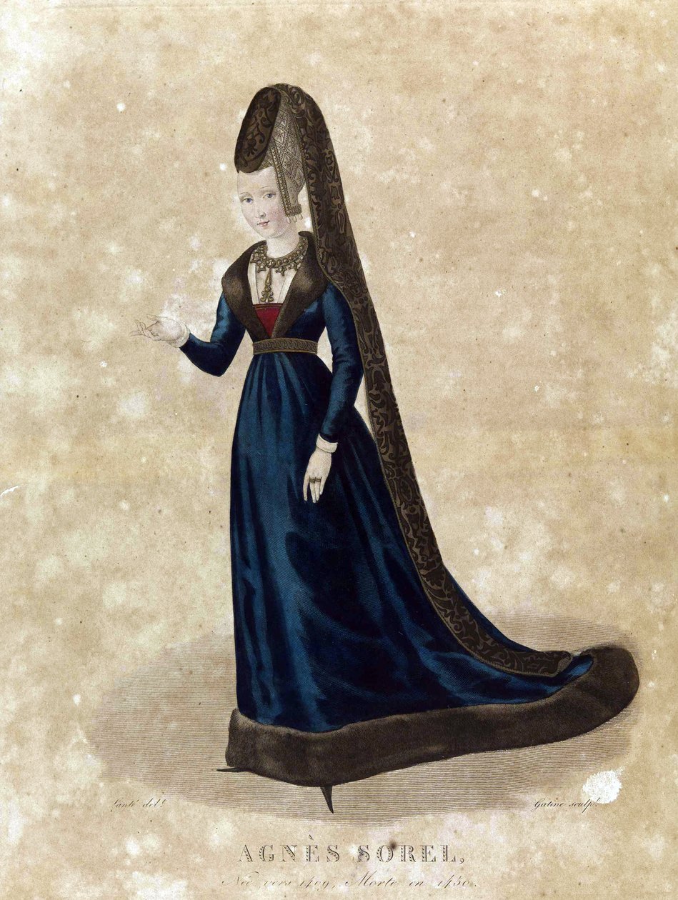 Agnes Sorel, 18. yüzyıl sonu (litografi) by Georges Jacques Gatine