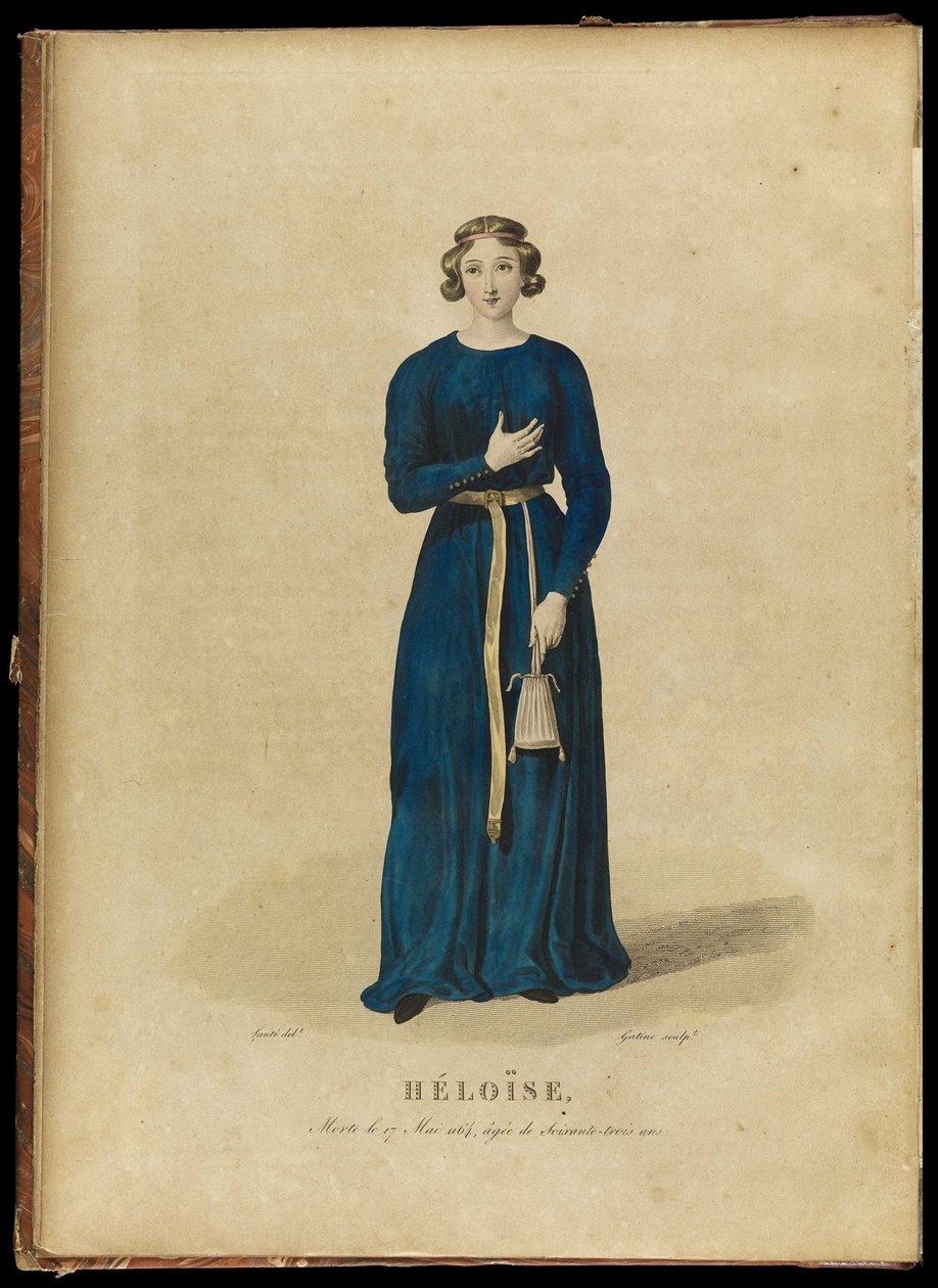 Heloise, 18. yüzyılın sonları. by Georges Jacques Gatine