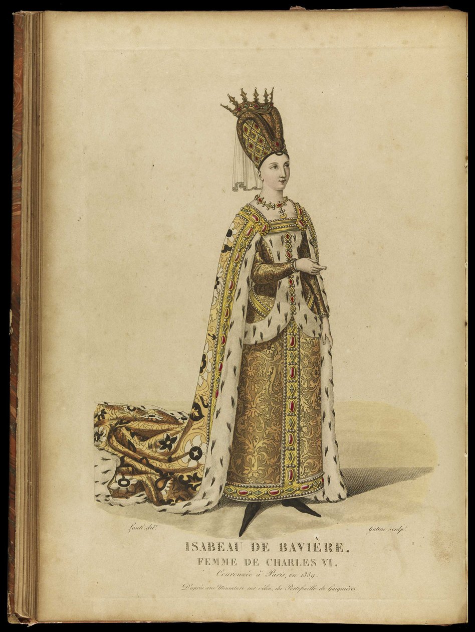 Bavyeralı Isabeau, Fransa Kraliçesi, 18. yüzyılın sonları. by Georges Jacques Gatine