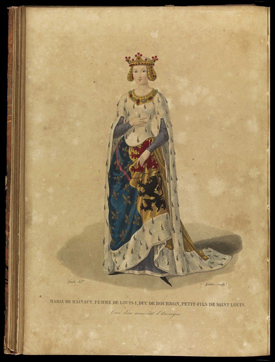 Avesnes Meryemi 1280-1354, 18. yüzyılın sonları. by Georges Jacques Gatine