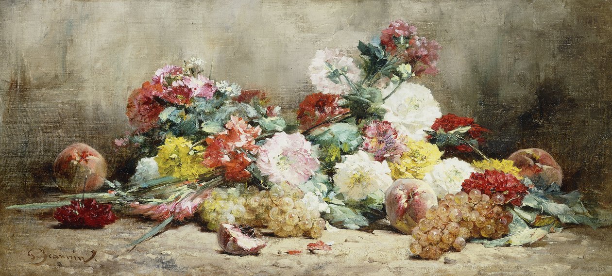 Karanfil, Gül, Üzüm ve Şeftali, by Georges Jeannin