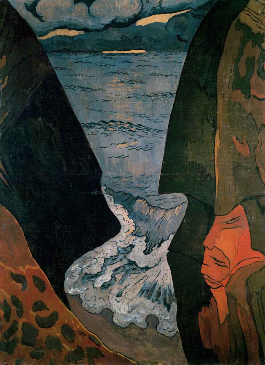 Camaret yakınındaki kayalıklar by Georges Lacombe