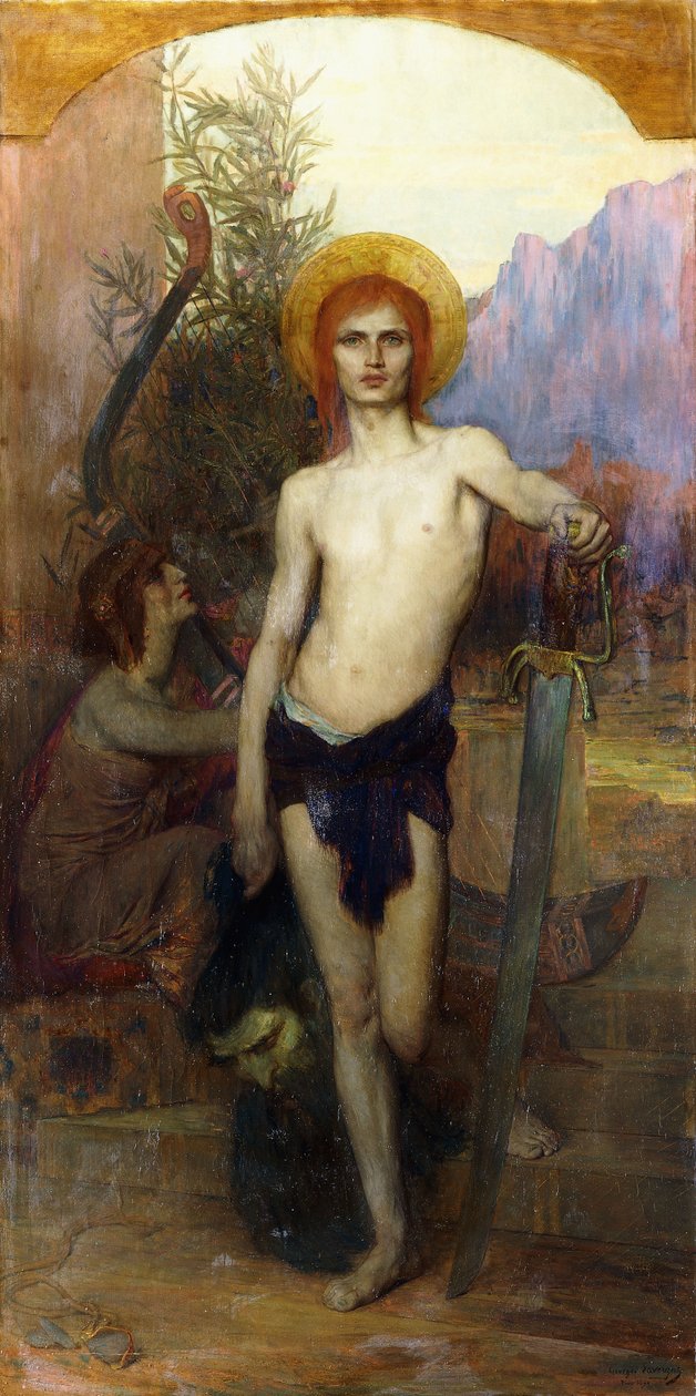 Goliath Başkanı ile David by Georges Lavergne