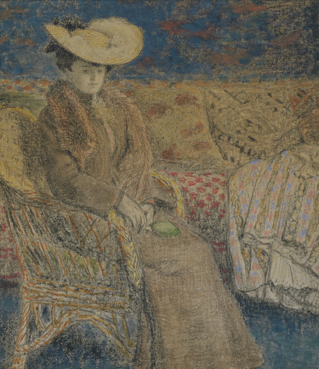Oturan Kadın, c.1900-06 by Georges Lemmen