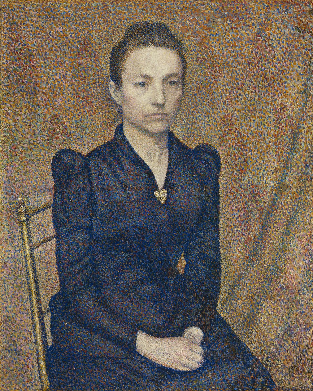 Sanatçının Kız Kardeşinin Portresi, 1891 by Georges Lemmen