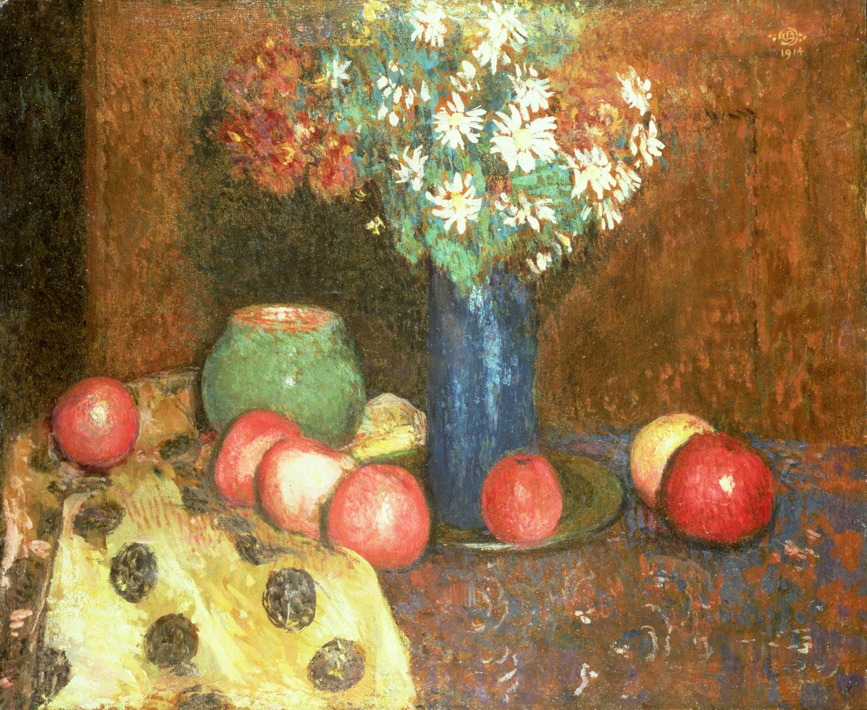 Meyveli Natürmort by Georges Lemmen