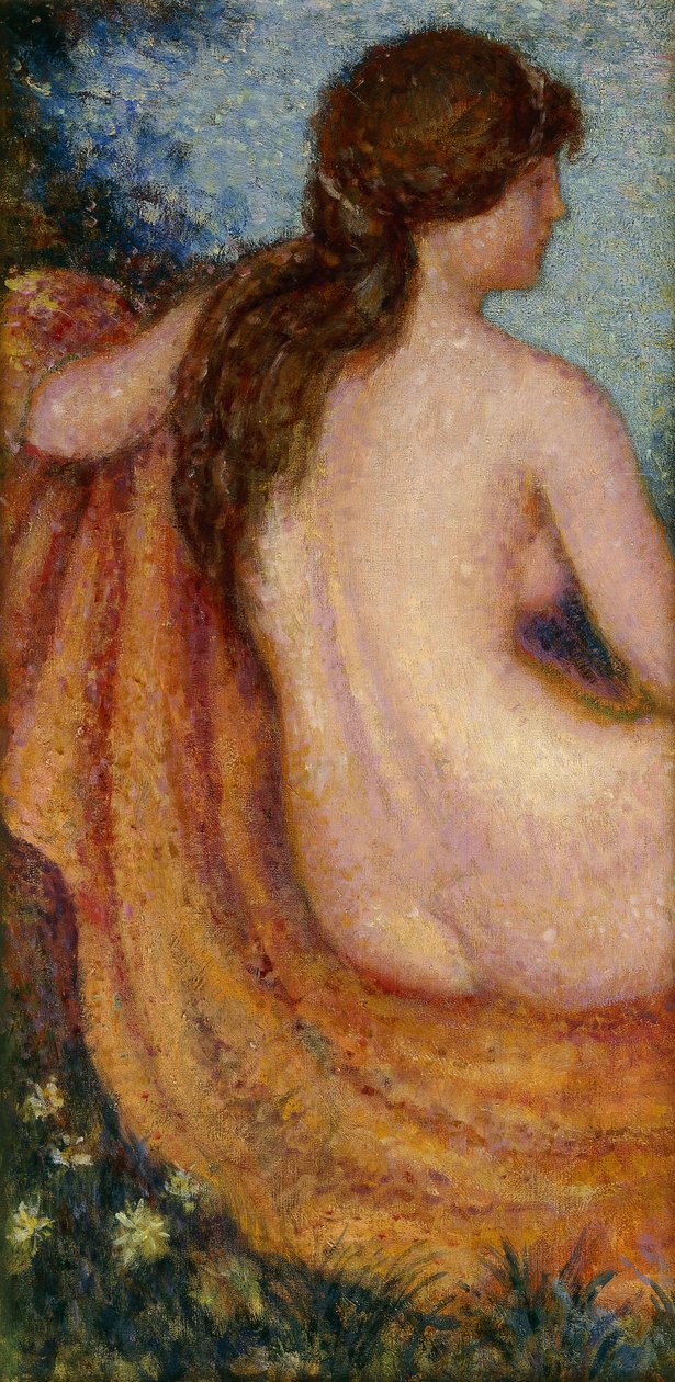 banyocu; La Baigneuse - De Baadster, by Georges Lemmen