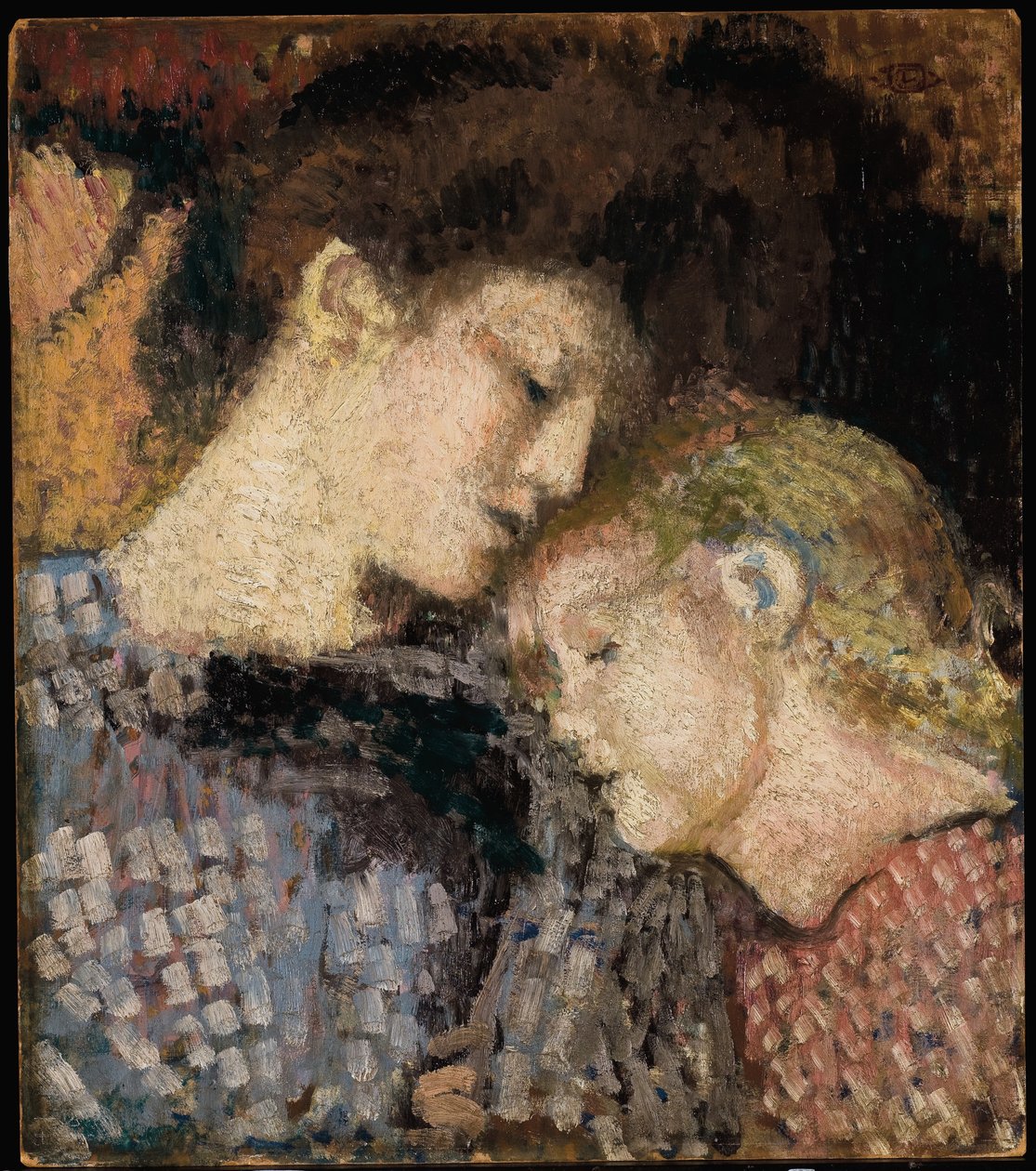 kadın ve çocuk by Georges Lemmen