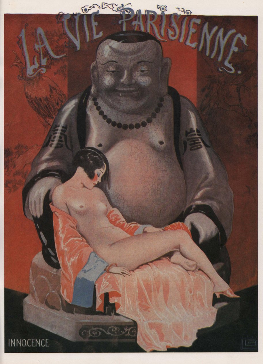 Masumiyet. Parisli Life Dergisi Kapağı, 1925 by Georges Leonnec