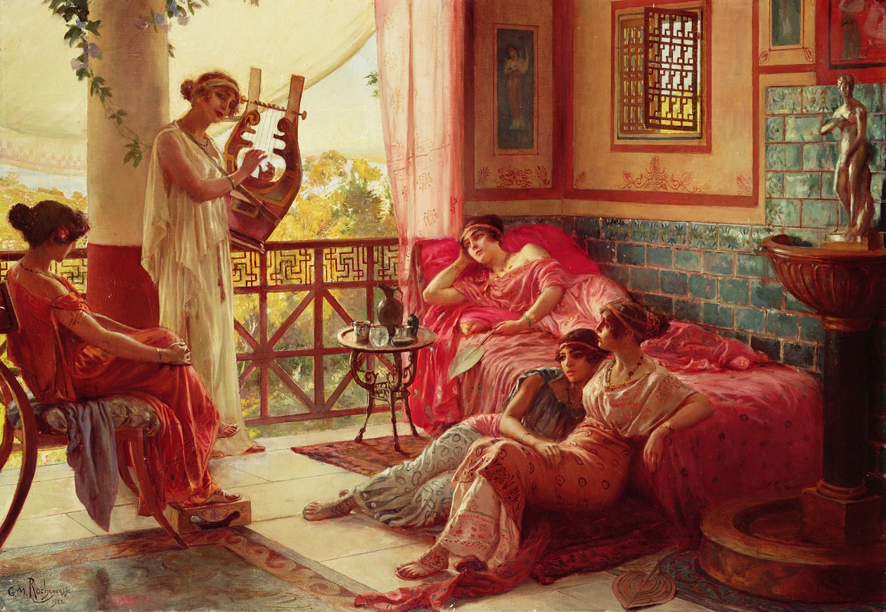 lir çalan by Georges Marie Rochegrosse