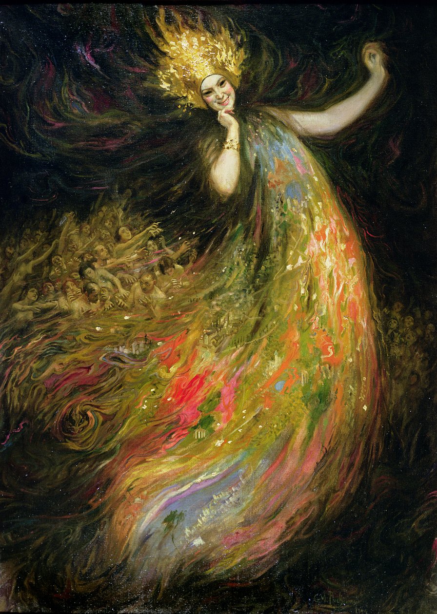 Mayaların Peşinde 1924 by Georges Marie Rochegrosse