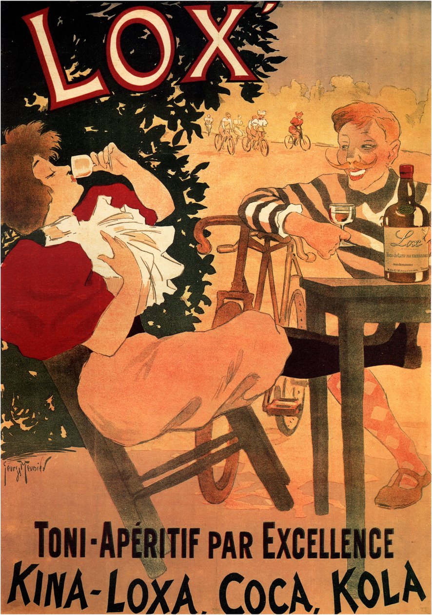 Şarap Lox markası için reklam (poster) by Georges Meunier
