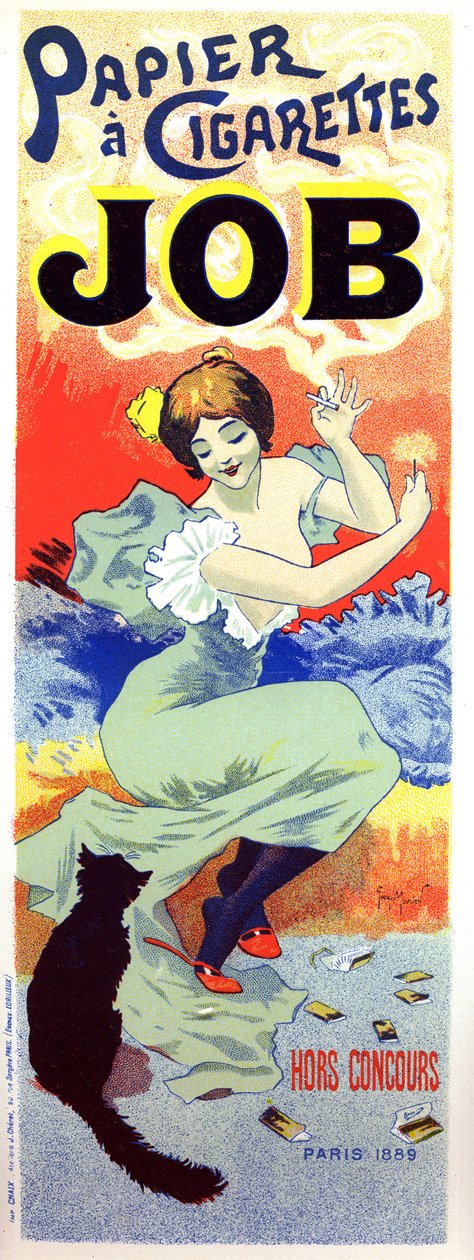 İş sigara kağıdı. Poster Georges Meunier by Georges Meunier